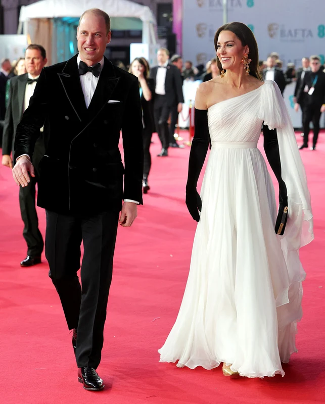 Kate Middleton și Prințul William la Premiile BAFTA 2023