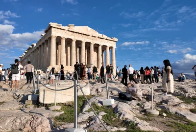 Partenonul de pe Acropola Atenei liber de schele după 20 de ani Foto Daciana Stoica pentru Adevărul
