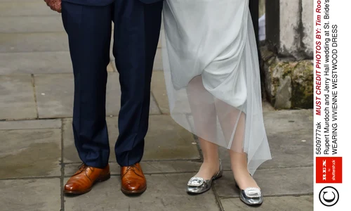 Rupert Murdoch and Jerry Hall wedding at St  Bride's Church on Fleet Street, London, Britain   05 March 2016 jpeg