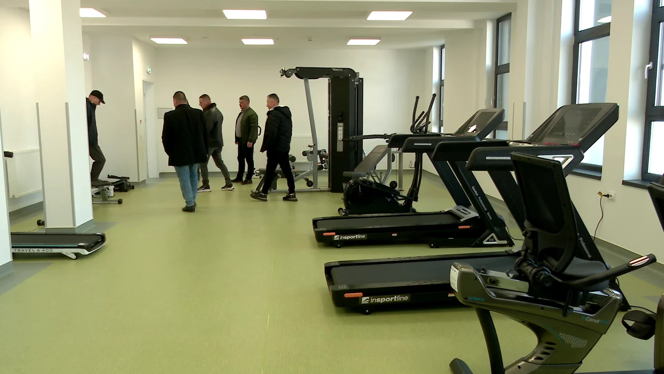 Sala de gimnastică reuperatorie este dotată cu echipamente moderne. FOTO I. Bunilă
