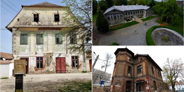 Casa lui Brukenthal, Conacul Gyulayi și Castelui Ianza Foto Lapidarium, Castelintransilvania, Adevărul.