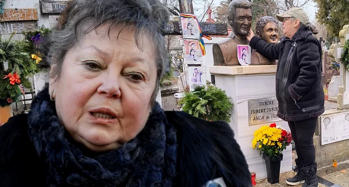 Anca Pandrea a fost la mormântul lui Iurie Darie, în a doua zi de Paște / foto: arhiva Click!