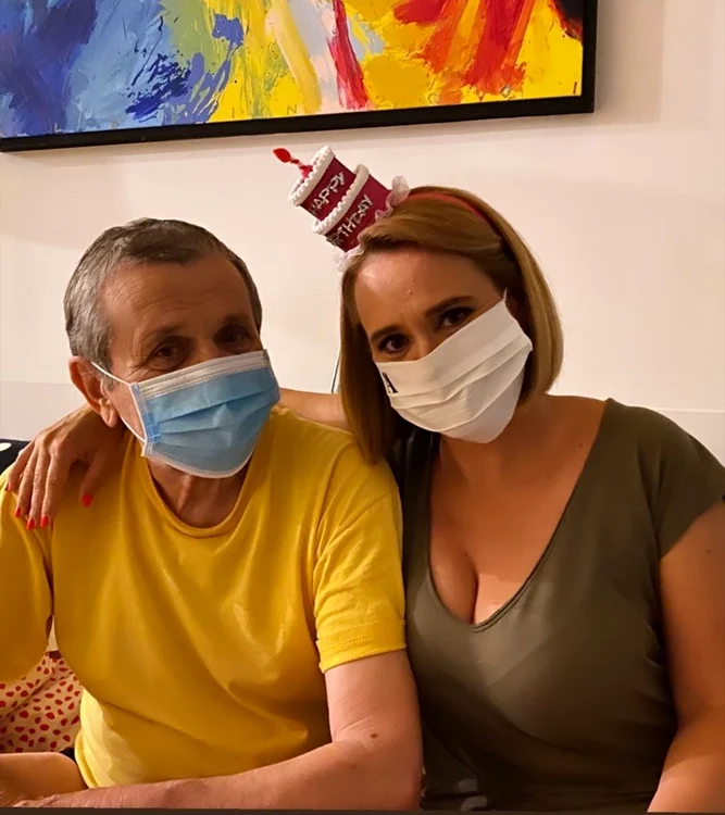 Fiică și tată: Andreea și Dumitru Esca