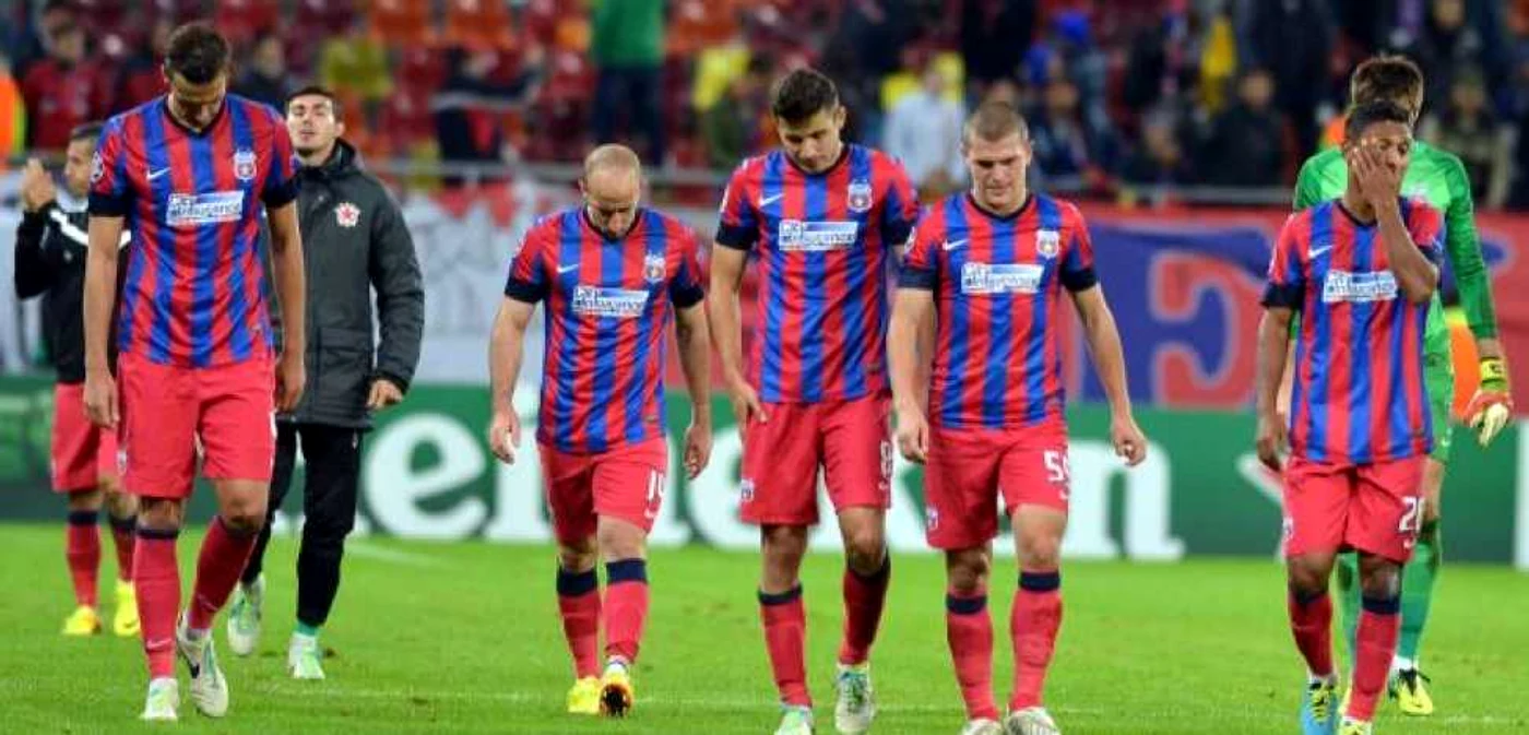Steliştii vor încheia grupa E a Ligii Campionilor pe ultimul loc. FOTO: Răzvan Păsărică