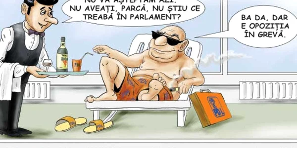 Caricatură de Vali Ivan