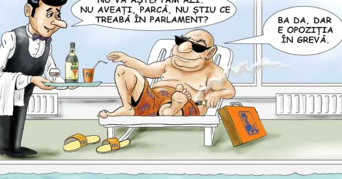 Caricatură de Vali Ivan