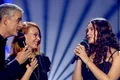 Aurelian Temișan și fiica sa, Dora, au pregătit un moment artistic special, prezentat în premieră pe scena emisiunii „Vedeta familiei” foto: TVR 