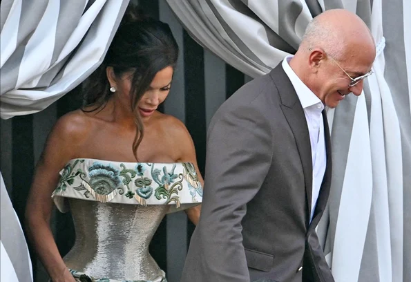 Nunta lui Jeff Bezos și Lauren Sánchez are loc în Veneția FOTO: X