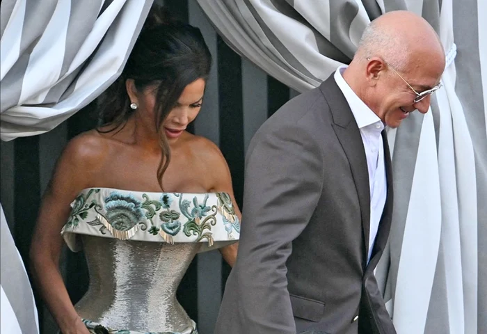 Nunta lui Jeff Bezos și Lauren Sánchez are loc în Veneția FOTO: X