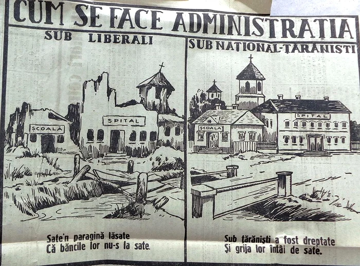 Afișe electorale în 1933 (© cristoiublog.ro)