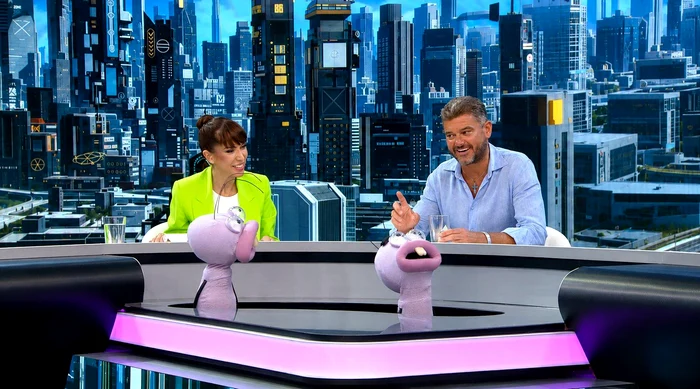 Cristian Boureanu, în emisiunea „Furnicile”, moderată de Denise Rifai. Foto: Antena 1