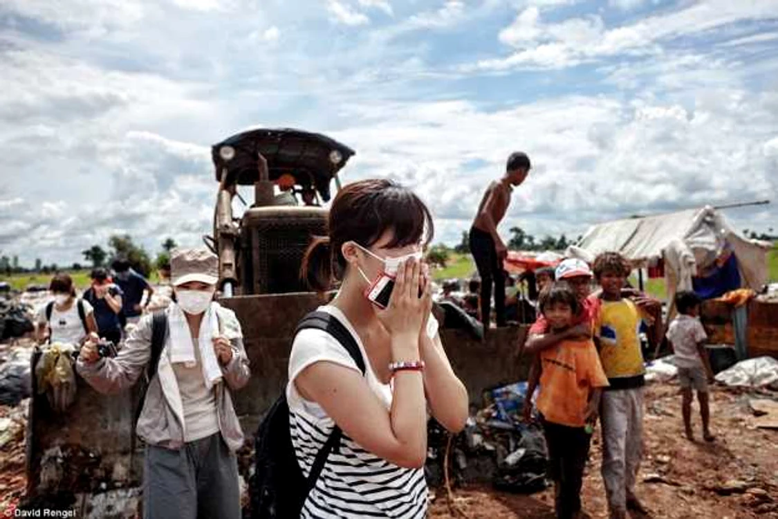 saracie templul Angkor Wat FOTO Daily Mail/David Rangel