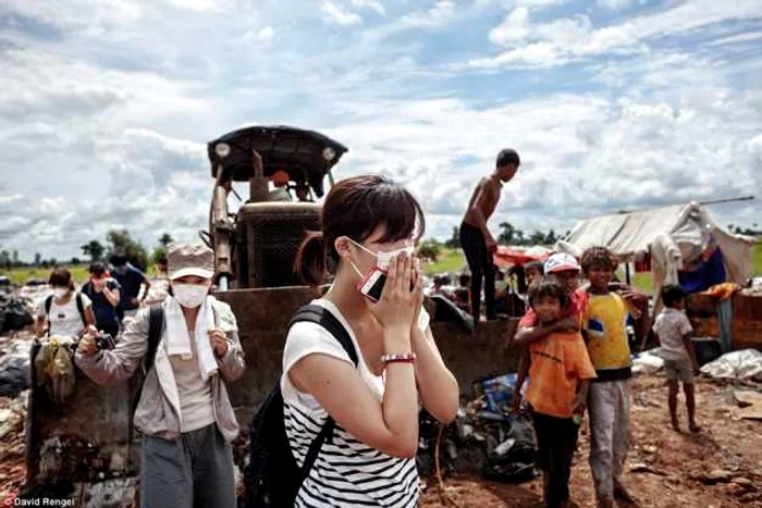 saracie templul Angkor Wat FOTO Daily Mail/David Rangel