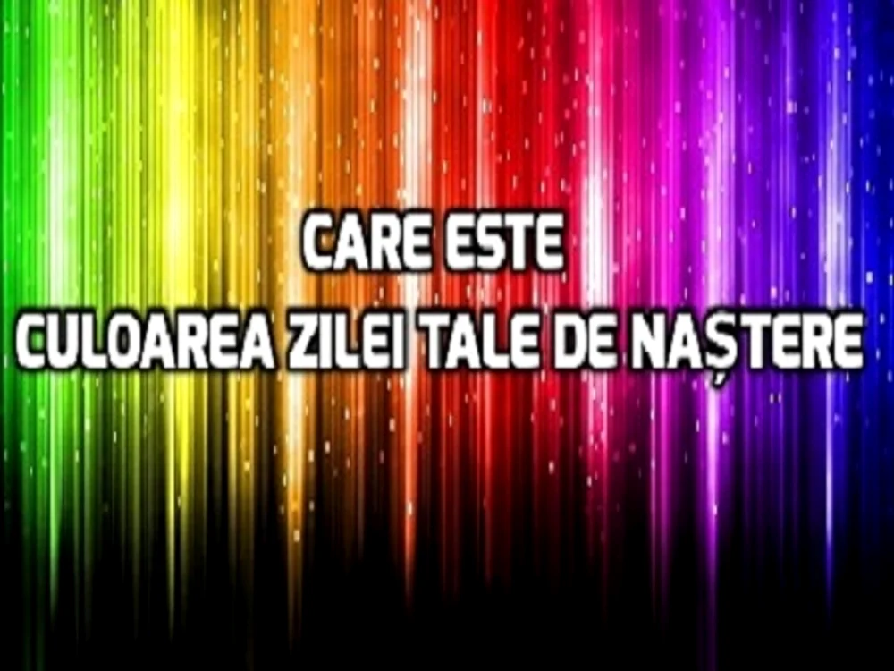
    Testul care îți spune ce culoare îți influențează viața în funcție de ziua de naștereSURSĂ FOTO: playbuzz.com  