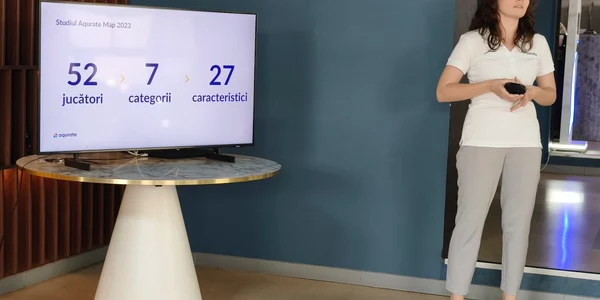Maria Halmaghi prezentnd Studiul Aqurate Map 2023 jpg