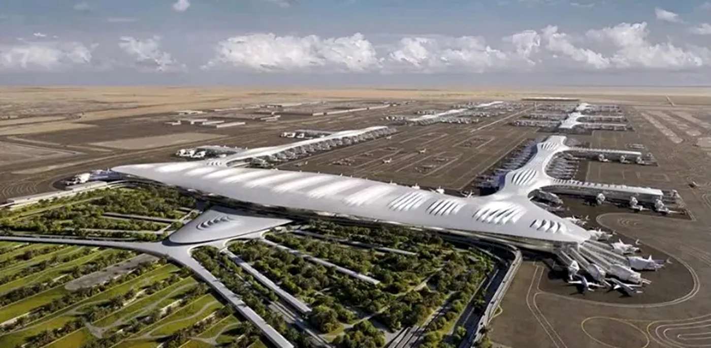 Aeroportul este cosntruit în Dubai