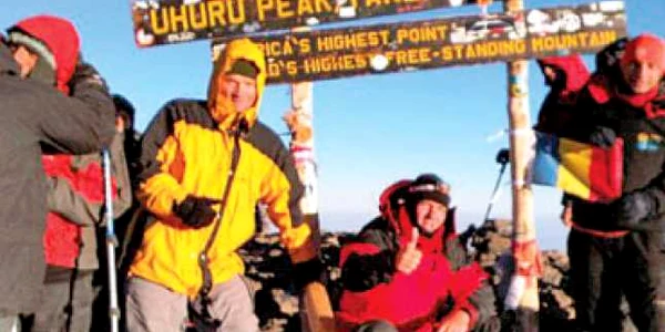 Alpinist sibian pe „Acoperişul“ Africii
