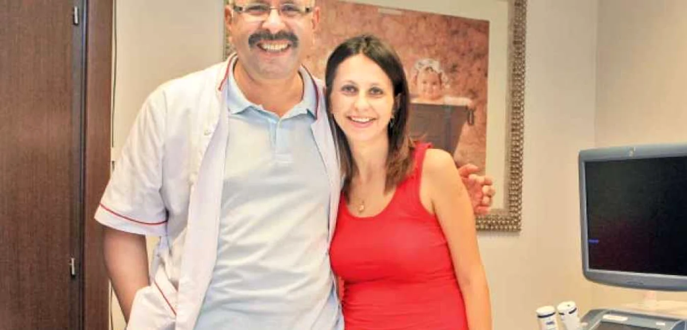 Împreună cu Ioana, pacienta  a cărei fetiţă a fost operată intrauterin anul acesta 