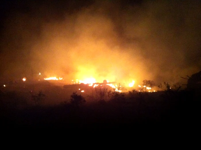 Incendiu de padure in judetul Suceava. FOTO: ISU Suceava