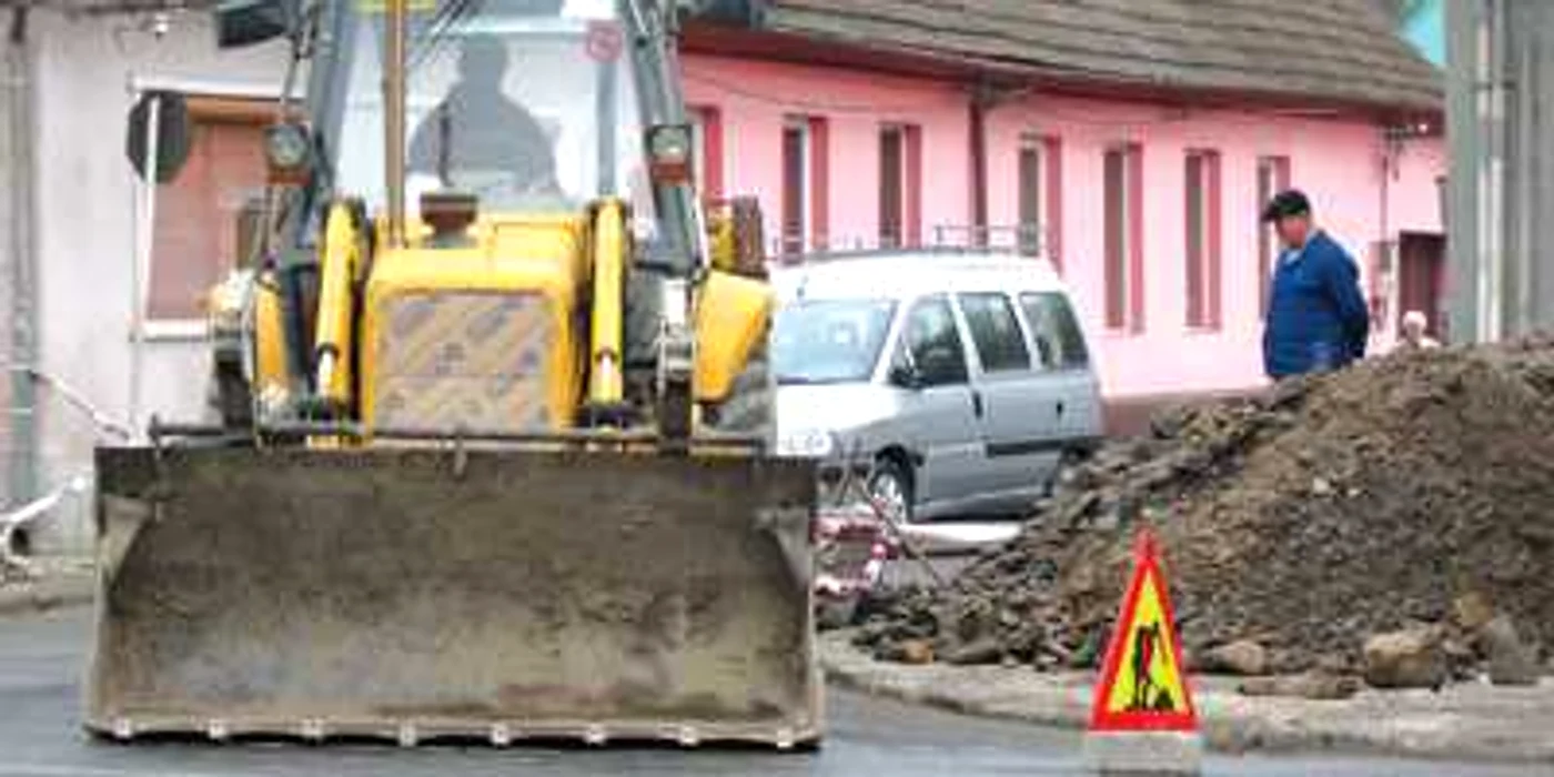 Resita: Constructorii care au spart oraşul au crescut viteza de lucru