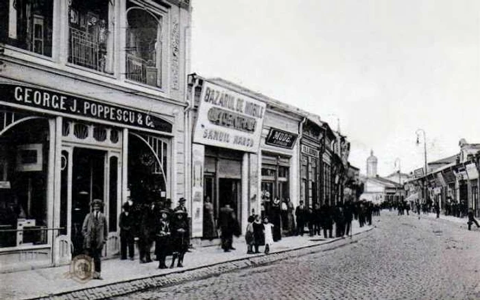 Stradă din Focşani de la începutul secolului XX  FOTO: www.focsaniulvechi.ro