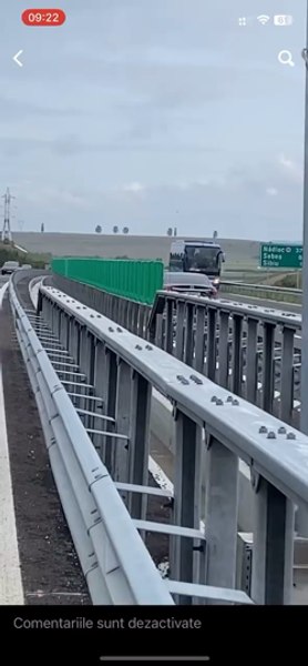 Un autocar cu 32 de pasageri a mers un kilometru cu spatele, pe autostrada A1, pe banda de urgență VIDEO