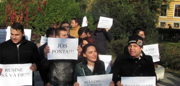 Protest spontan Cluj, 3 noiembrie 2014 FOTO: Florina Pop