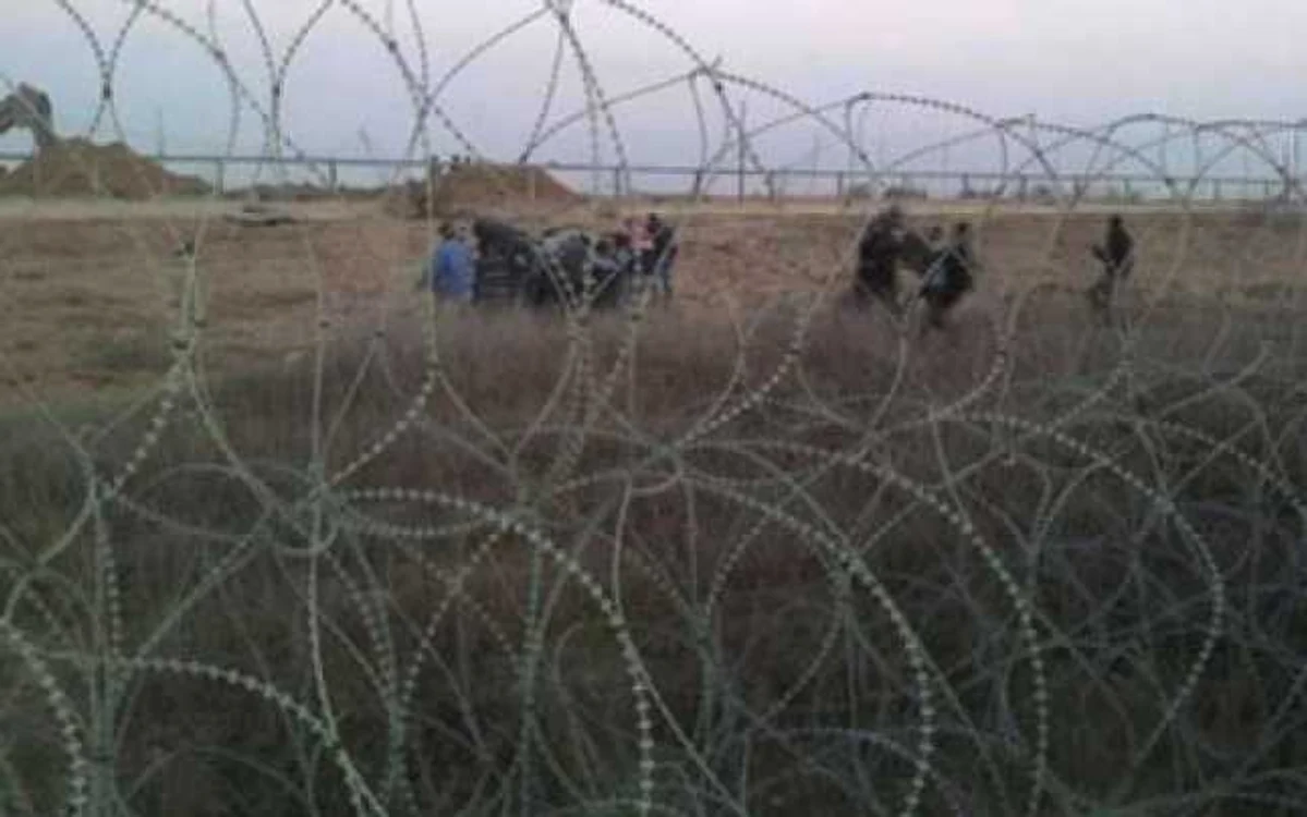 Zona tampon din Fâşia Gaza FOTO Twitter
