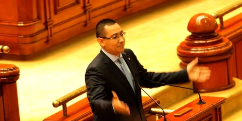 Victor Ponta în Parlament