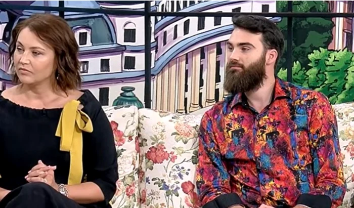 Daniela Nane și iubitul ei, tenorul Octavian Ene - Foto: captură TV