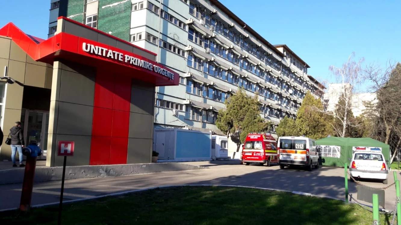 Pacientul a ajuns la spitalul din Slatina în 7 noiembrie 2022 FOTO: arhiva/A.M.