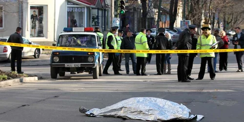 Accidentul a avut loc pe strada Mihai Kogâlniceanu din Chişinău