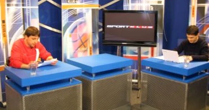 Florentin Dumitru (stânga) a fost invitatul lui Robert Niţă
