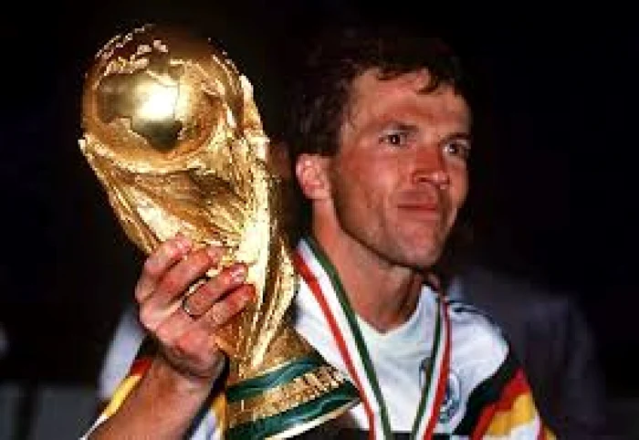 Lothar Matthaus, căpitanul Germaniei de Vest la Mondialul din 1990