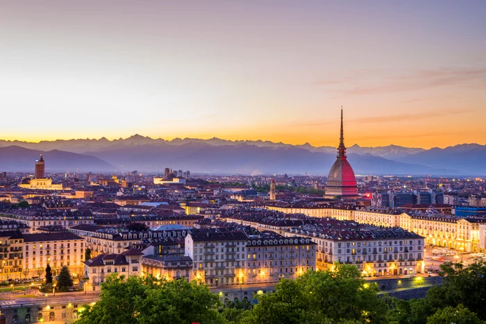 Torino, Italia, vedere panoramică