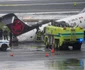 Accident avion Air Canada pe aeroportul LaGuardia din New York FOTO Profimedia