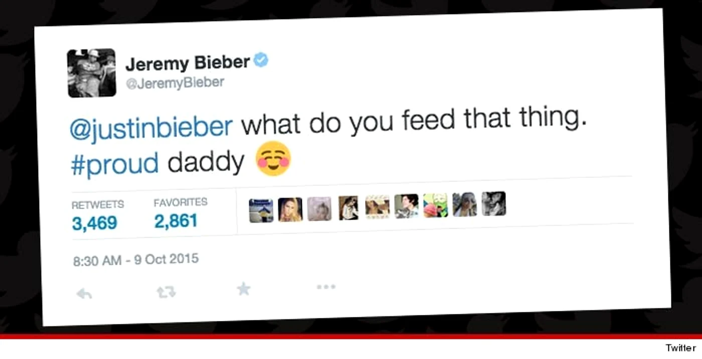 Jeremy Bieber este foarte mândru de „dotările” fiului său