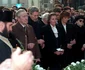 Emil Constantinescu și Familia Regală alături de Flavia și Rodica Coposu la funeraliile lui Corneliu Coposu, 1995. FOTO: Casa Regală