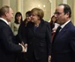 Negocieri la Minsk - Putin - Hollande - Merkel FOTO AP