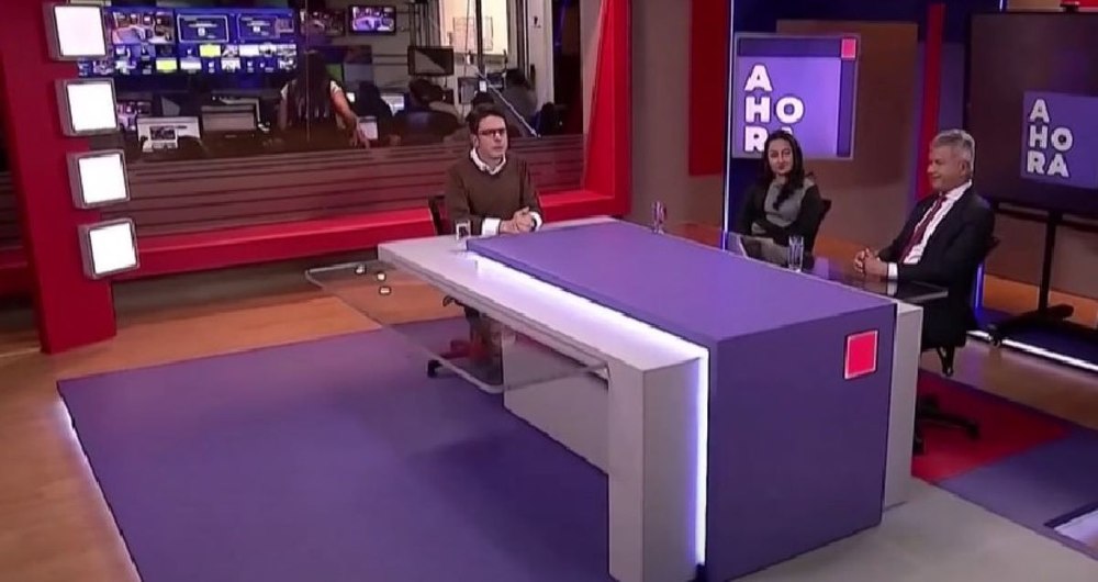 Momentul în care un puternic cutremur întrerupe o transmisiune în direct, în Columbia VIDEO
