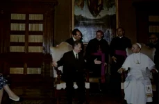 Ceauşescu, primit la Vatican de Papa Paul al VI lea jpeg