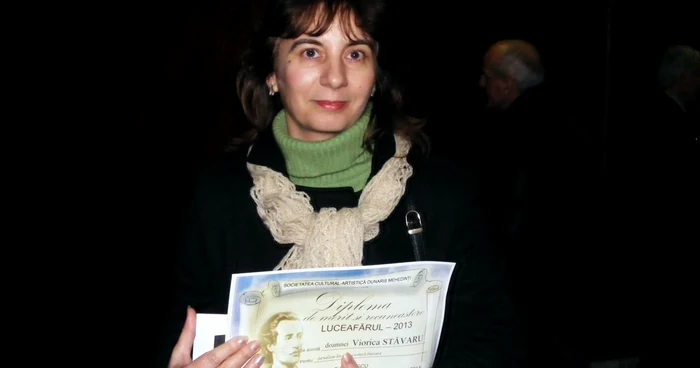 Prof. Viorica Stăvaru, unul din laureaţii galei Luceafărul 2013 FOTO Corina Macavei