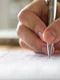 hand writing paper with pen jpg