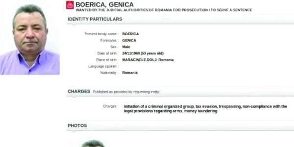 Genică Boerică a fugit din ţară