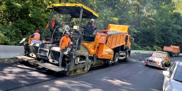 Lucrăile de pe DN 68 Holdea-Margina