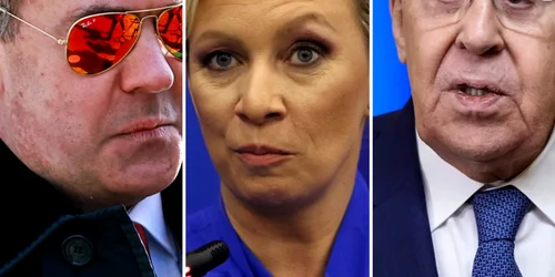 medvedev, zaharova si lavrov colaj foto mediafax profimedia epa efe png