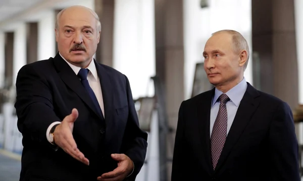 Aleksandr Lukasenko si Vladimir Putin Михаил Метцель/ТАСС