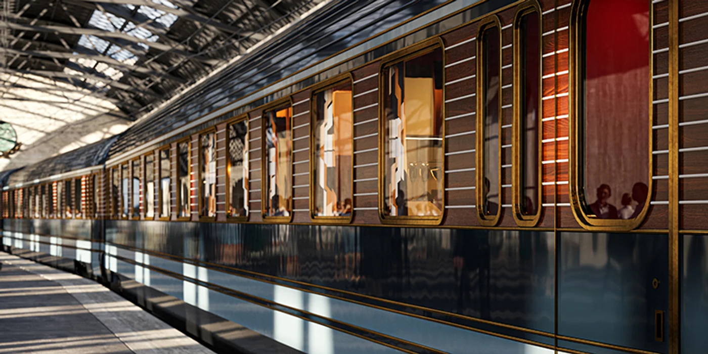 Trenul de lux “La Dolce Vita Orient Express” din Italia. Sursă foto: Orient-Express.com