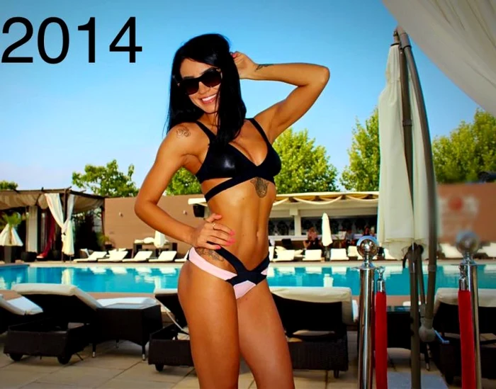 Așa arăta Adelina Pestrițu în anul 2014, înainte să-și facă operația de mărire a bustului