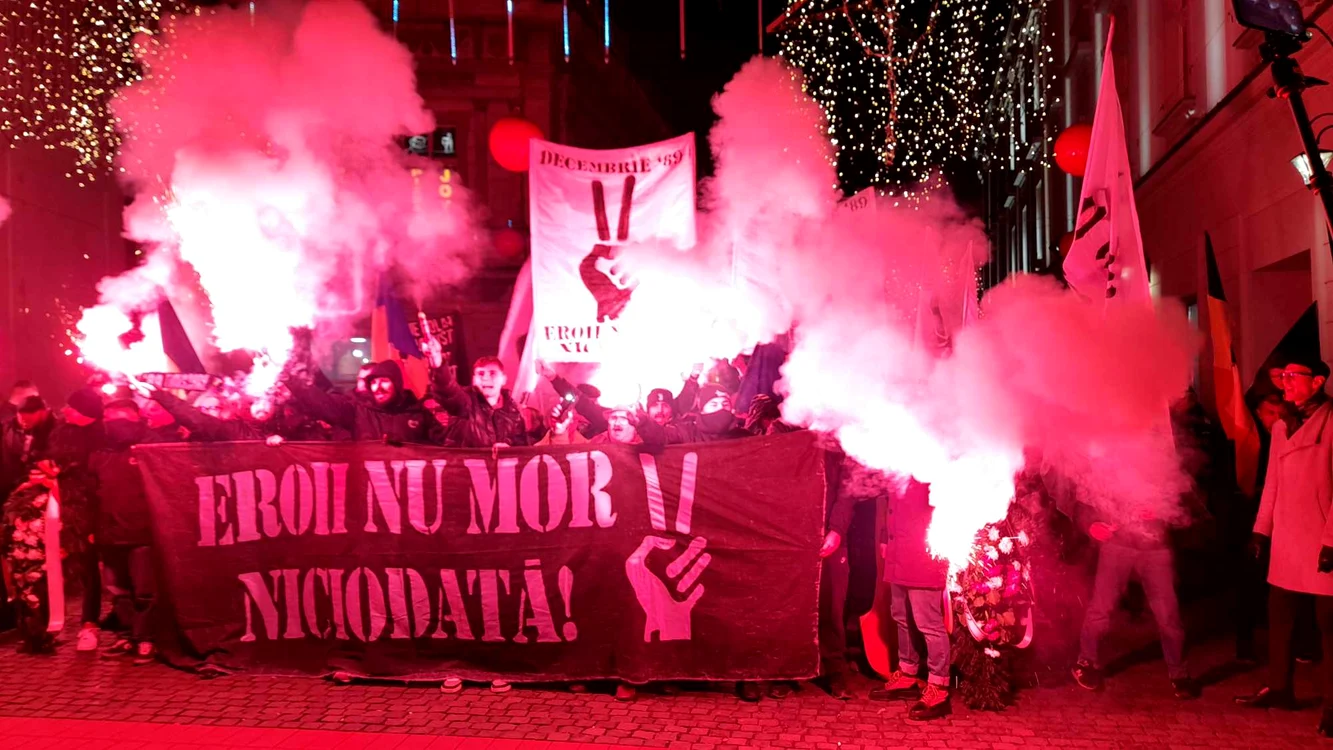 Marșul suporterilor din Timișoara FOTO Ștefan Both